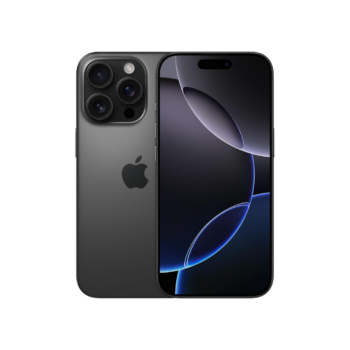 Apple iPhone 16 Pro 128 GB: 5G Handy mit Kamerasteuerung, 4K 120 fps Dolby Vision und einem großen Sprung bei der Batterielaufzeit. Funktioniert mit AirPods, Titan Schwarz