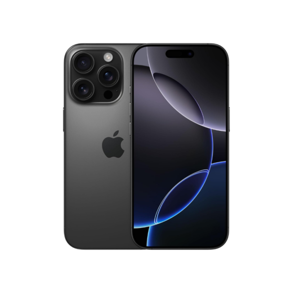 Apple iPhone 16 Pro 128 GB: 5G Handy mit Kamerasteuerung, 4K 120 fps Dolby Vision und einem großen Sprung bei der Batterielaufzeit. Funktioniert mit AirPods, Titan Schwarz